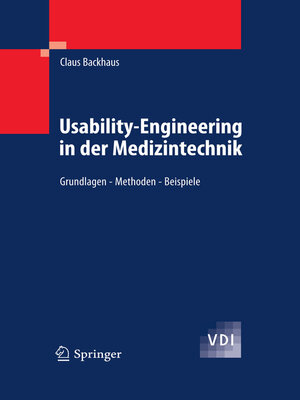 cover image of Usability-Engineering in der Medizintechnik